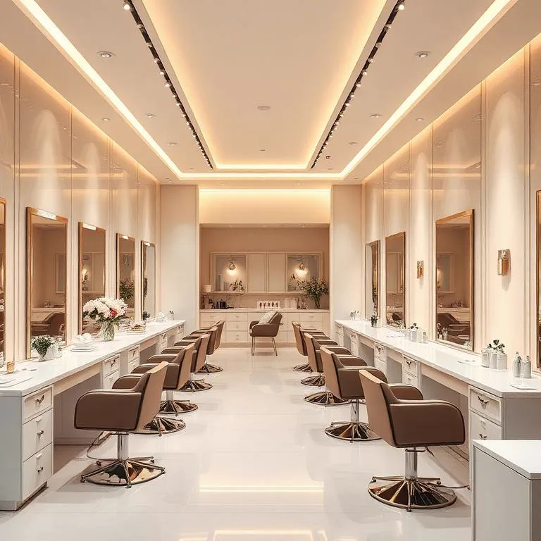 Website für Beauty-Studios mit Online-Buchung und Behandlungsübersicht. Luxuriöser Beauty-Salon – professionelle Webseite für Kosmetik- und Beautystudios