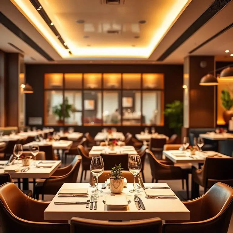 Website für Restaurants mit Speisekarte, Reservierung und Google-Maps-Anbindung. Modernes Restaurant-Interieur – professionelle Webseite für Gastronomie durch Hero Agency Köln